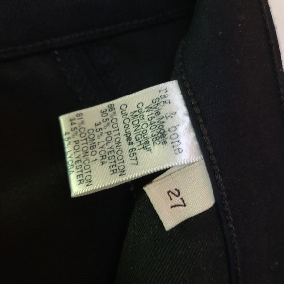 Rag and Bone - Two-tone Denim with Leather Detail - Size 27 - Picture 8 of 11